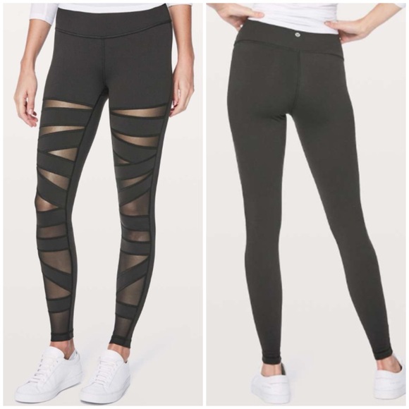 ⭐️ Lululemon Wunder Under Pant Tech Mesh [1254] - Picture 3 of 11